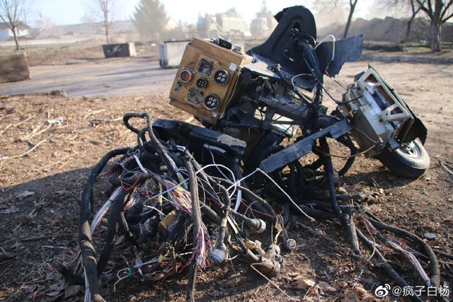 在基辅地区被击落的乌克兰“旗手”TB-2无人机