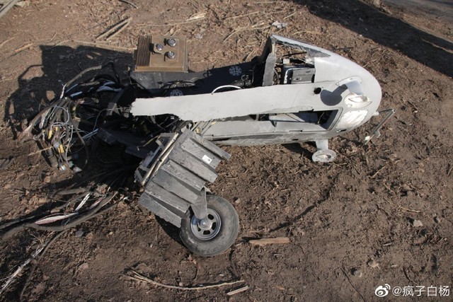 在基辅地区被击落的乌克兰“旗手”TB-2无人机