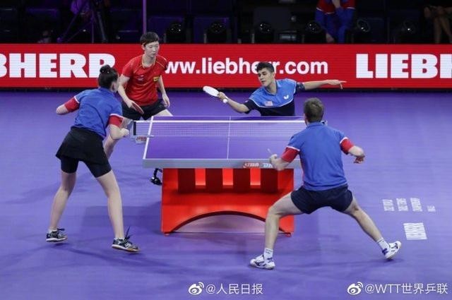 世乒赛两对中美组合均获开门红