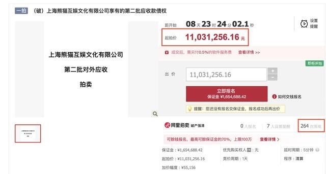 王思聪名下企业被拍卖1100万债权