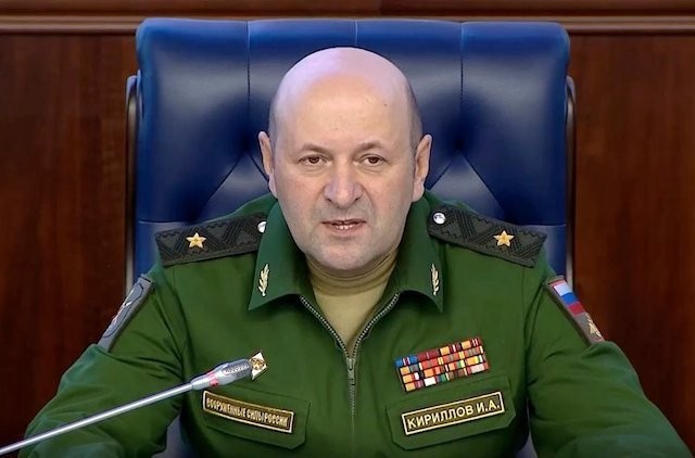 俄军辐射、化学和生物防护部队司令基里洛夫