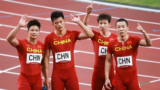 中国队正式递补东京奥运接力铜牌