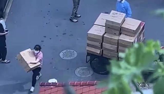 上海一女子偷窃小区防疫物资 邻居手机拍下全过程