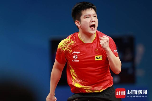中国男乒3比2战胜日本队晋级决赛 张本智和每得一分都吼叫