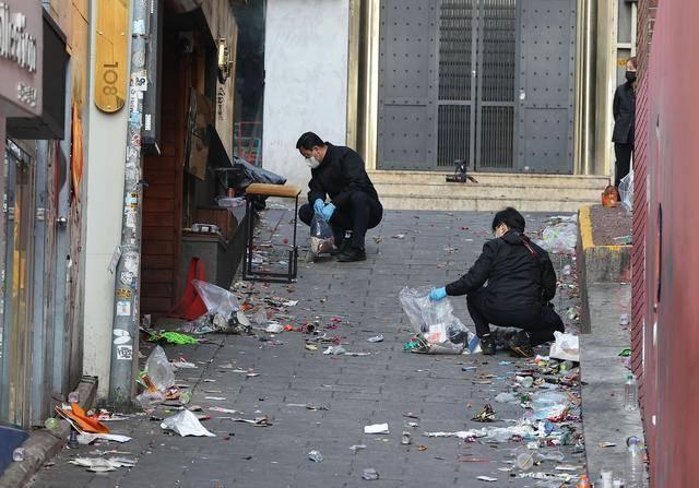韩国梨泰院踩踏事故现场取证结束，事故现场得到清理