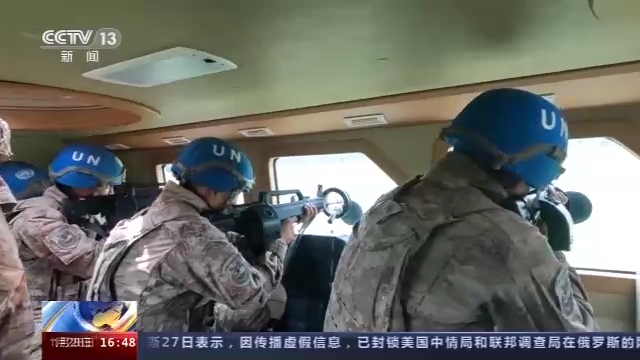 中國維和部隊列裝新型防雷反伏擊車