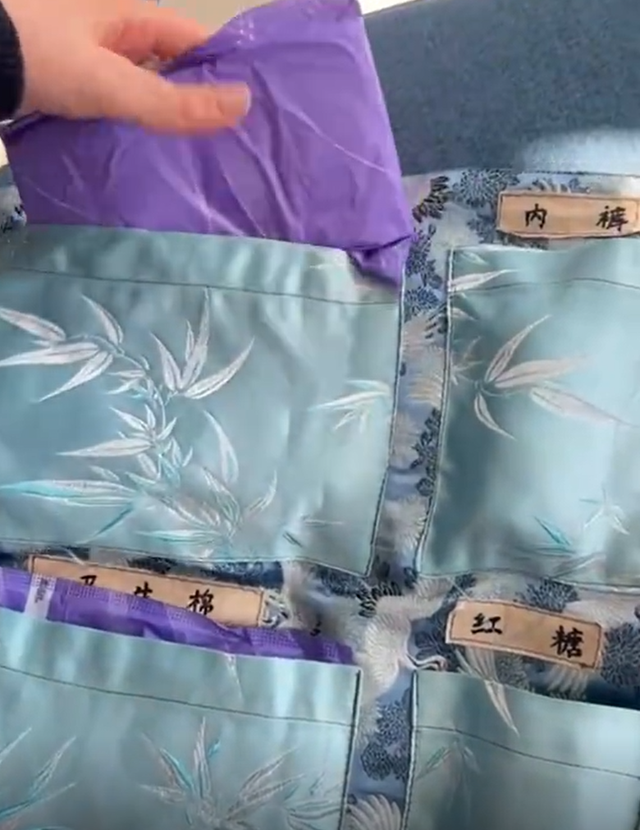 痛经女生晒异地男友制作的手工包 又是别人家男友