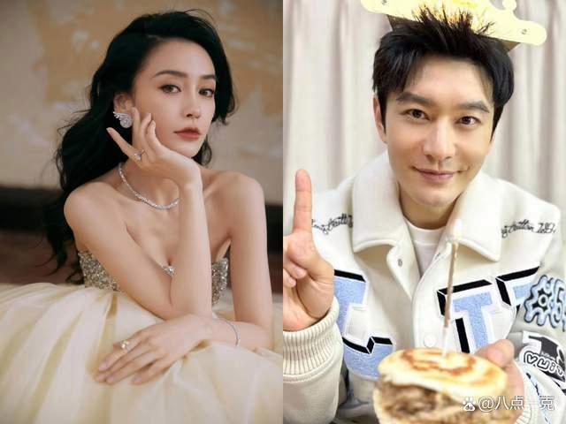 微博之夜名场面：黄晓明给冰冰披衣服，刘亦菲绿色晚礼服出圈图