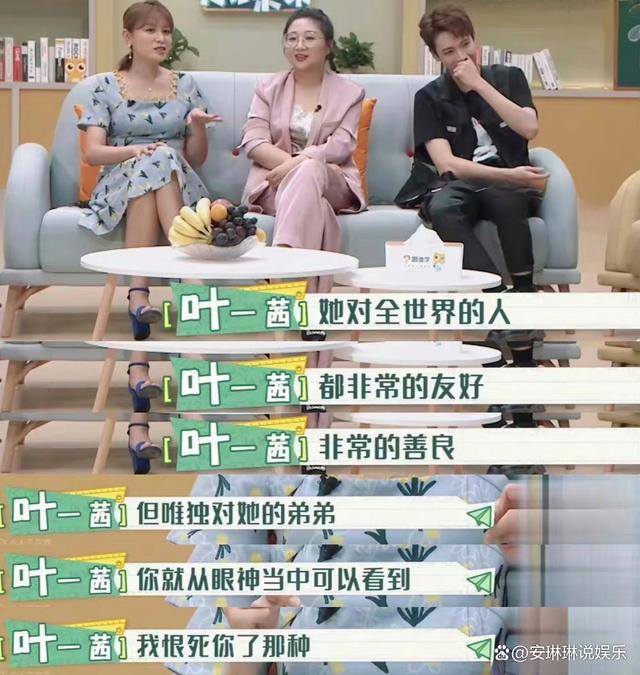 叶一茜发文道歉否认重男轻女 网友斥其根据弟弟名字改姐姐名字为森碟叫屈