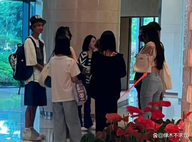 小S拖家带口现身厦门酒店，一行9人显得格外显眼