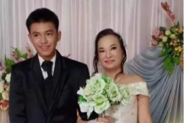 印尼41岁富婆与闺蜜16岁儿子成婚，内地官方其与小丈夫同床共枕