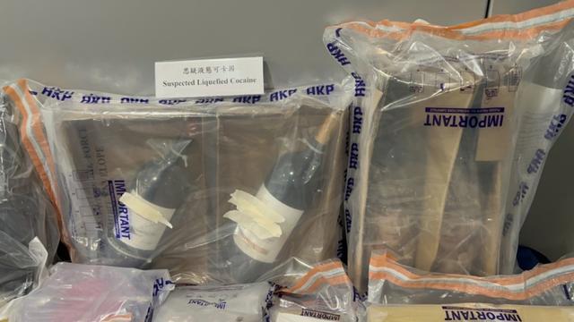 港媒：香港警方拘捕一台湾男子 查获市值约1700万港元毒品