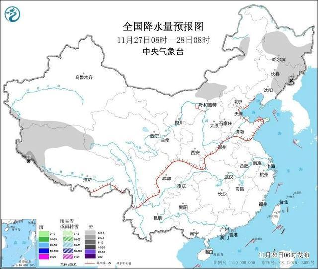 较强冷空气将影响长江以北大部地区，气温普遍将下降4至6℃