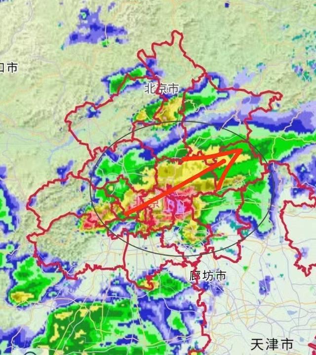 北京发布雷电预警、局地有风雹，北四环已现瓢泼大雨
