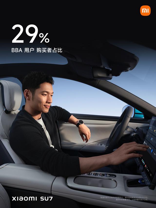 雷军:小米SU7苹果用户占比51.9%,高端市场显强势渗透