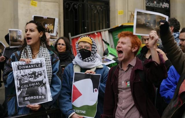 声援巴勒斯坦浪潮蔓延至法国高校
