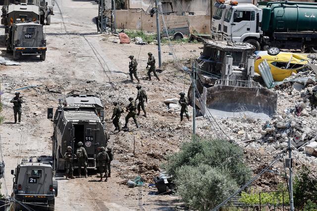 以军在约旦河西岸开展军事行动 致5名巴勒斯坦人死亡