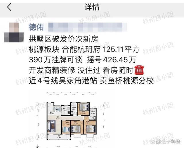 杭州有房东降价25万趁热甩卖 楼市降温，房东急售潮起