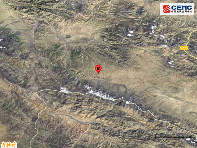 酒泉市发生3.4级地震 震源深度8千米