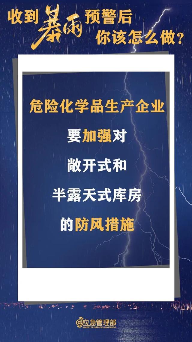 收到暴雨预警后该怎么做 防范城市内涝、山洪