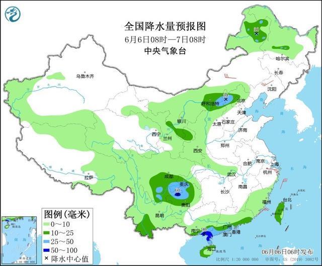 中央气象台：东北华北雷雨频繁