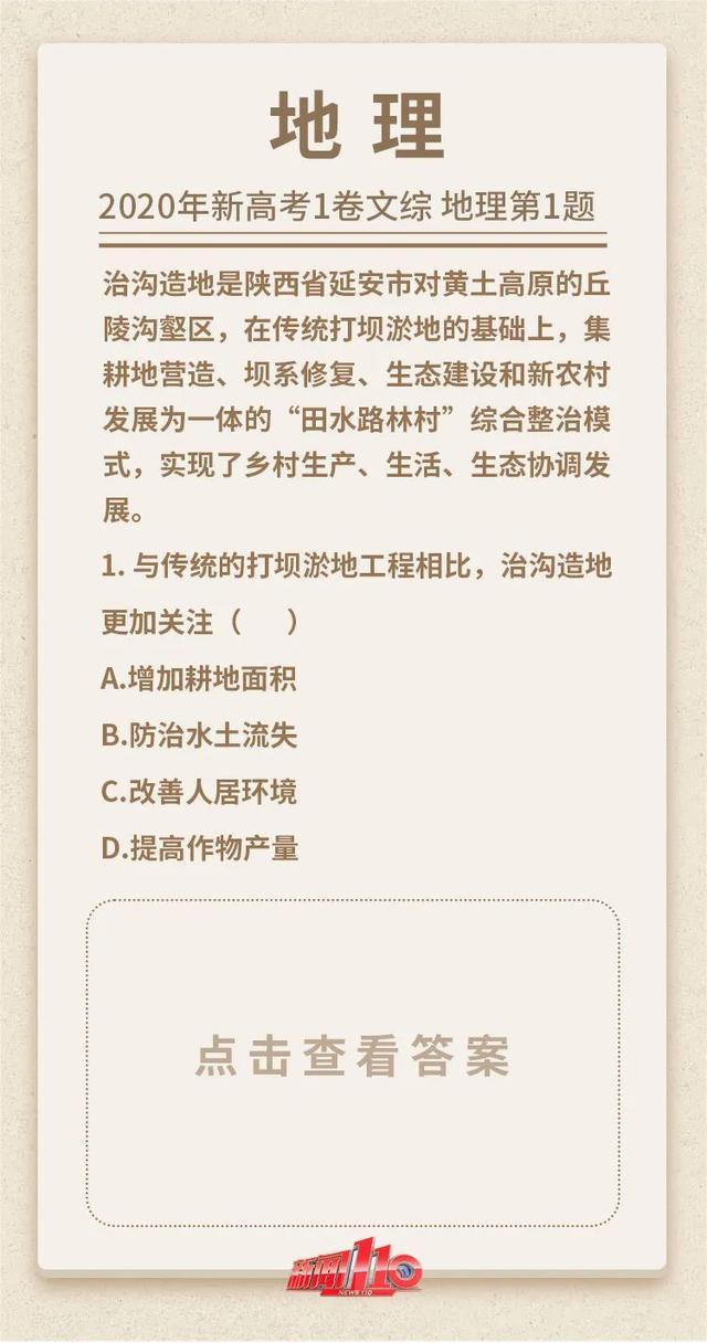 首场考试结束！这些福建高考第一题 你还能拿下吗？