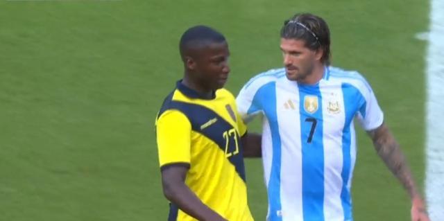友谊赛：阿根廷1-0厄瓜多尔，梅西替补亮相