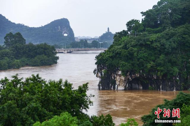 桂林市区漓江水倒灌有多严重
