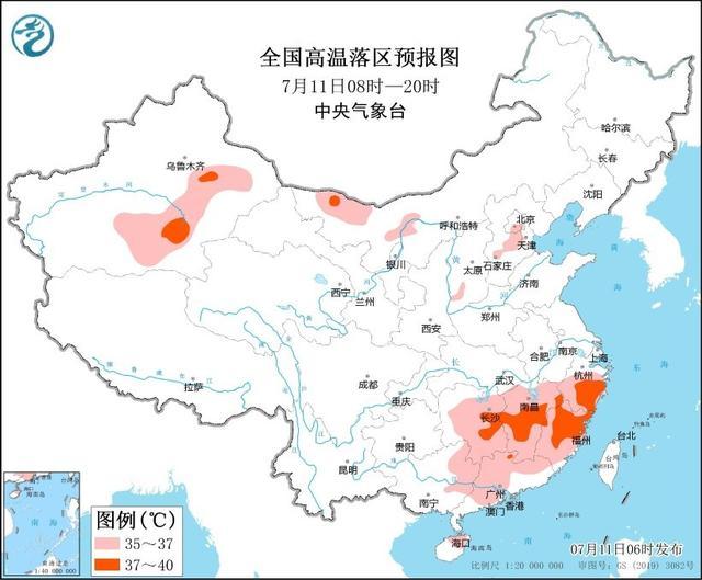 10余省区市今起有大到暴雨 安徽江苏重庆有大暴雨
