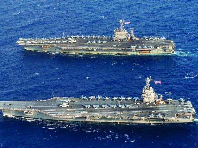 美军11艘航母，现在可用仅1艘？亚太封锁门户大开，中国海军机会来了吗！