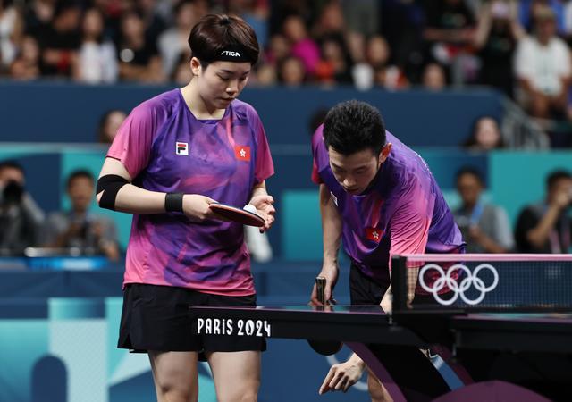 乒乓球混双铜牌赛 韩国组合横扫中国香港夺铜