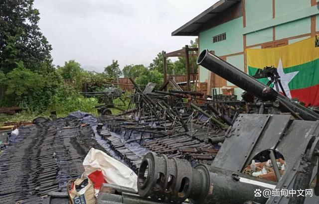 缅甸孟密镇的武器装备被地方武装缴获攻占，作战指挥部也被占领控制 TNLA展示战果