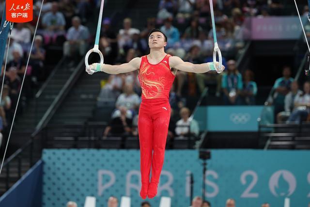 刘洋卫冕体操男子吊环金牌