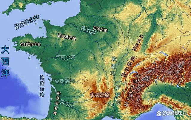 法国领土竟然这么大，为何大西洋沿岸发展滞后？