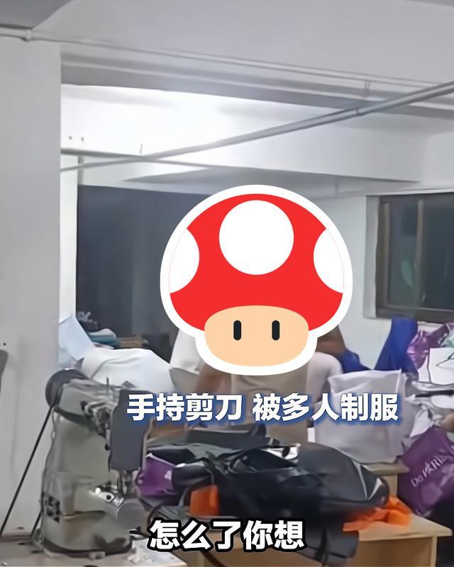 男子疑持剪刀闯工厂车间，欲对妻子动粗 家暴阴影下的抗争