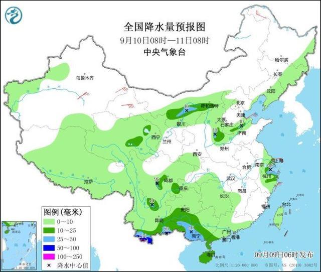 北方降雨降温南方多地继续高温 南方高温强度减弱