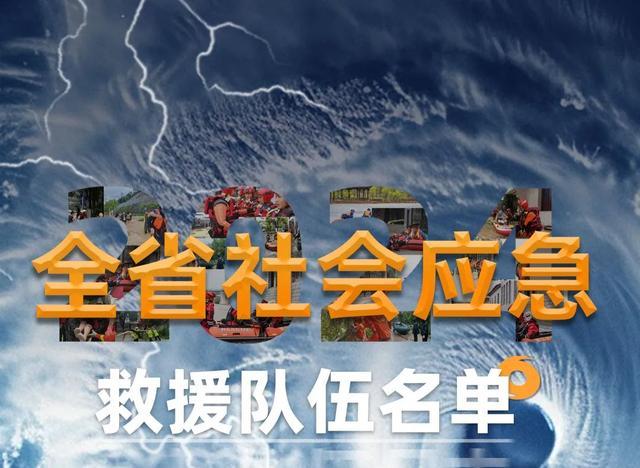 浙江公布社会应急救援队伍联系方式 台风