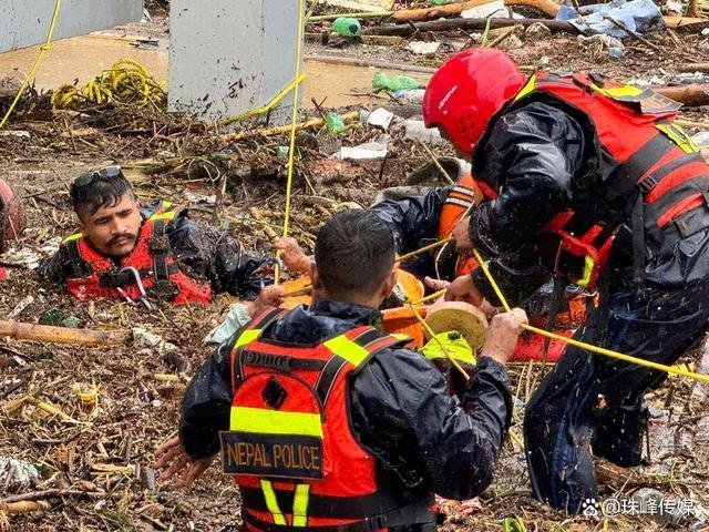 尼泊尔强降雨引发灾害