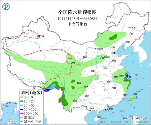 江苏浙江部分地区有大到暴雨 国庆返程需防风雨影响