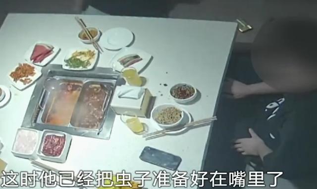 3人故意吃虫子让火锅店赔1500 敲诈团伙终落网