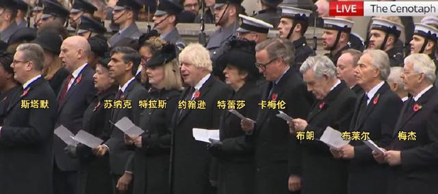 英国九任首相“同框” 罕见画面引关注