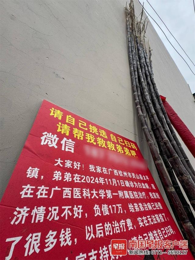 姐姐卖甘蔗救16岁白血病弟弟 爱心汇聚温暖人心