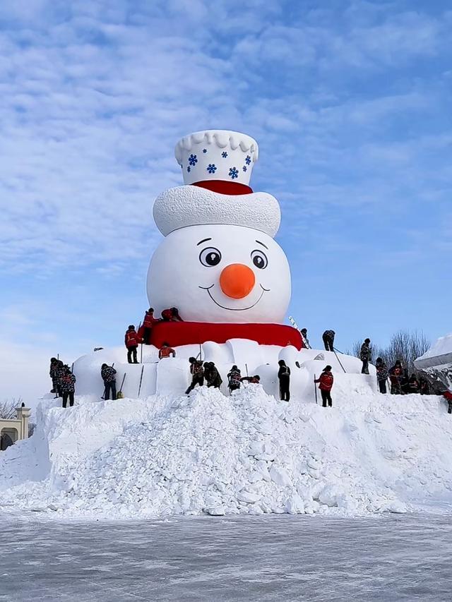 尔滨大雪人即将C位出道