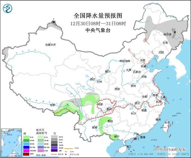 中央气象台：新疆北部和黑龙江有降雪