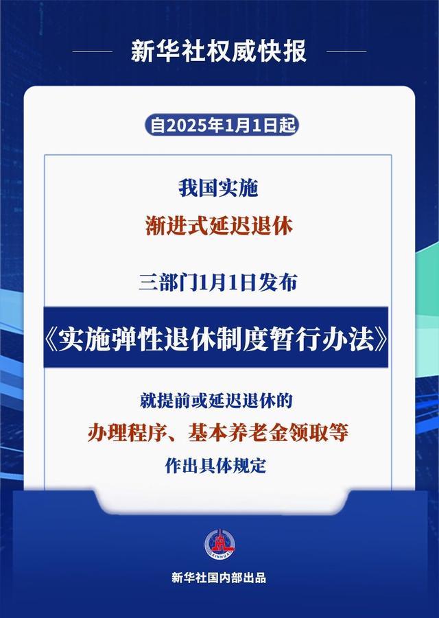 今日起实施！弹性退休办法来了 可自愿提前或延迟退休