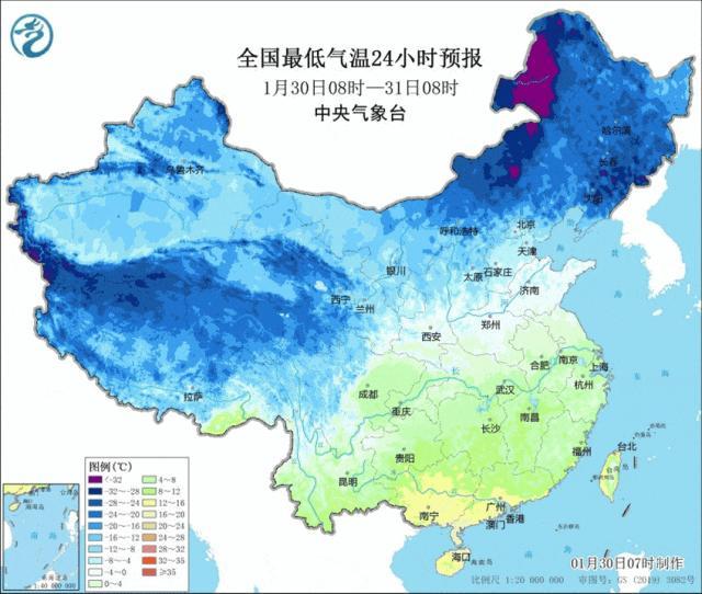 今日5省份有大到暴雪 大范围雨水上线 春节出行需谨慎