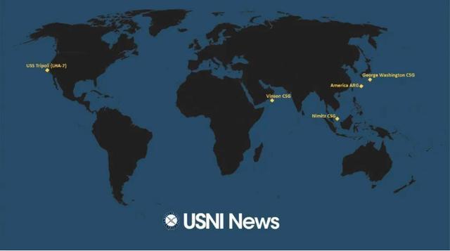 中国航母突破第二岛链时美航母在哪 美航母缺席引发关注