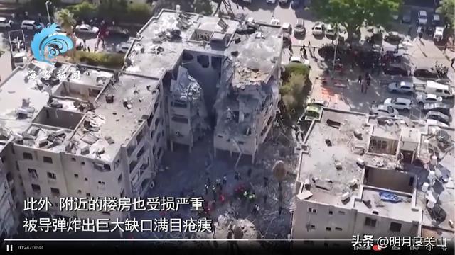 以色列城市被炸 地標(biāo)大樓窗戶(hù)剝落 防空系統(tǒng)全力攔截仍受損