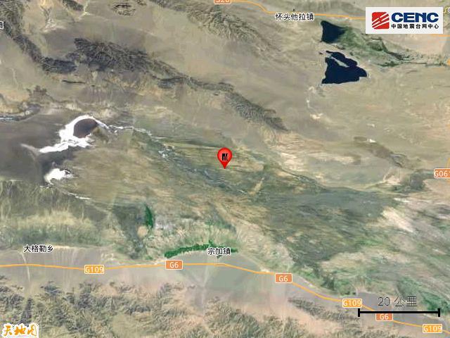 青海都兰县发生4.0级地震 震源深度10公里