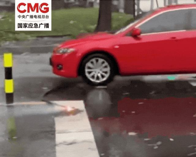 开车压到它 千万别急着下车查看 误碰掉落电线如何避险